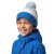 Czapka dziecięca Eisbar Star Pompon MÜ kids blue/cobalt