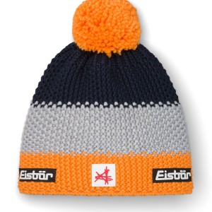 Czapka dziecięca Eisbar Star Pompon MÜ SA kids orange