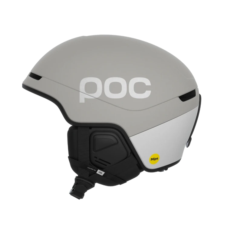 Kask narciarski POC Obex Contour Communication mineral grey matt/hydrogen white matt