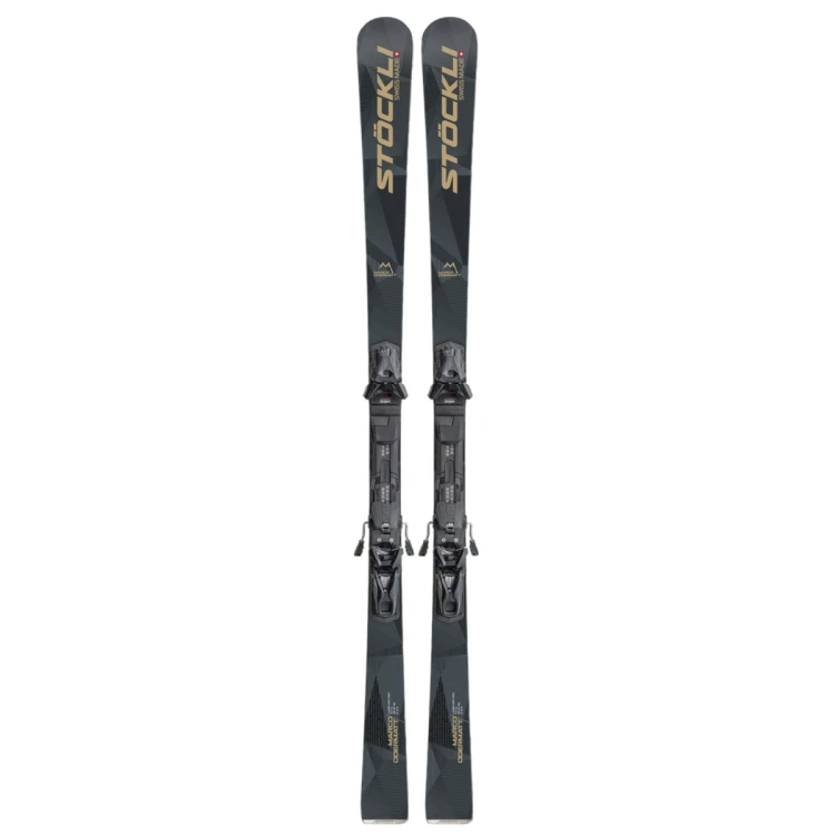 Narty Stockli Laser WRT PRO Marco Odermatt Edition + SRT Speed D20 + SRT 12 black matt/shine