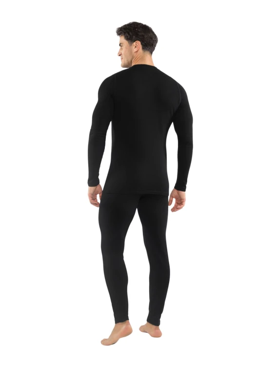 Bielizna termoaktywna męska VIKING Meriboo Man Set Merino black