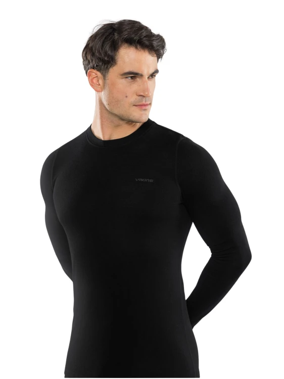 Bielizna termoaktywna męska VIKING Meriboo Man Set Merino black