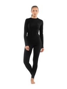 Bielizna termoaktywna damska VIKING Meriboo Lady Set Merino black