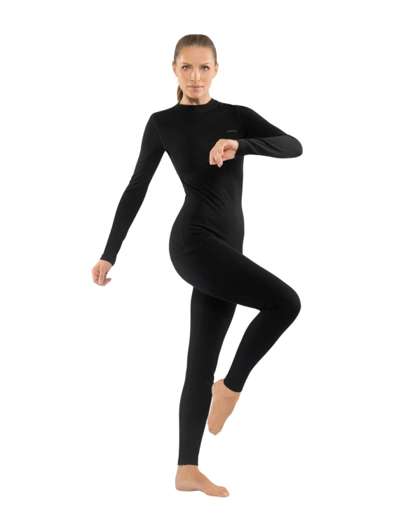 Bielizna termoaktywna damska VIKING Meriboo Lady Set Merino black