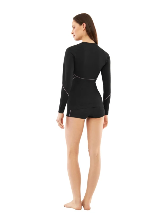 Bielizna damska VIKING Etna 2.0 Lady Set Bamboo black/violet