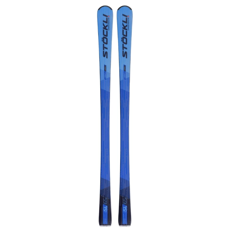 Narty Stockli Laser SL + SRT Carbon D20 + SRT 12 blue/black