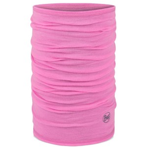 Komin wielofunkcyjny Buff Merino Lightweight solid fluor fuchsia