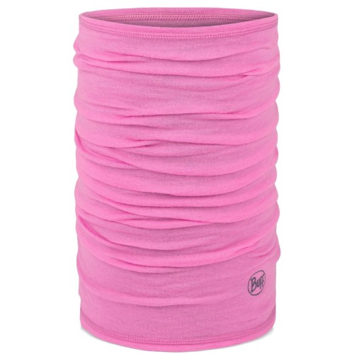 Komin wielofunkcyjny Buff Merino Lightweight solid fluor fuchsia