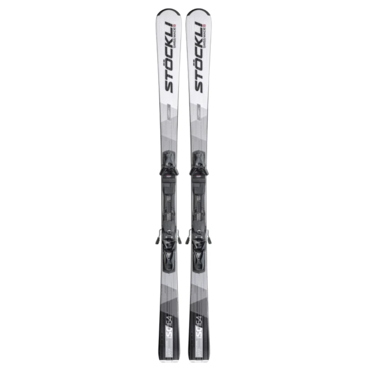 Narty Stockli Laser SC + SRT Carbon D20 + SRT12 black matt/shine