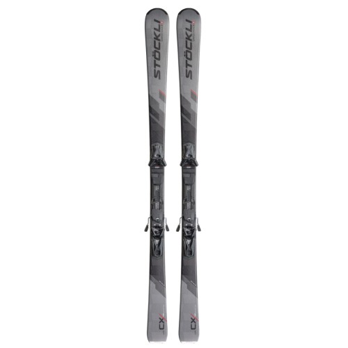 Narty Stockli Laser CX + SRT Carbon D20 + SRT12 black matt/shine