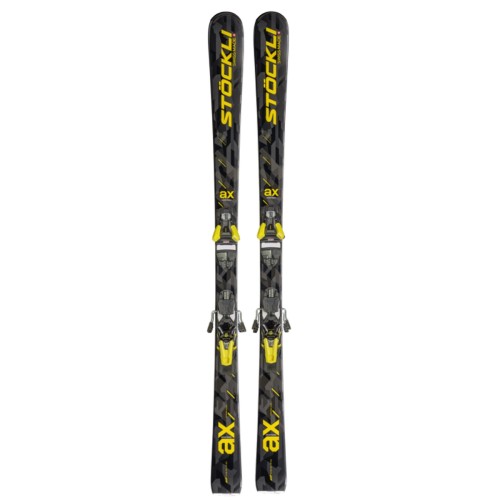 Narty Stockli Montero AX + STRIVE 13D yellow