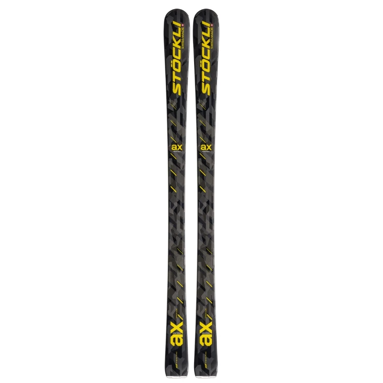 Narty Stockli Montero AX + STRIVE 13D yellow