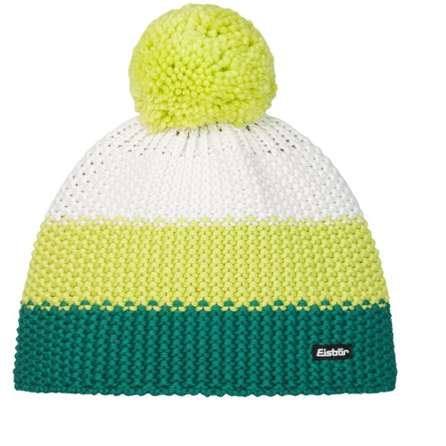 Czapka dziecięca Eisbar Star Pompon MÜ kids green/lime/white