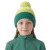 Czapka dziecięca Eisbar Star Pompon MÜ kids green/lime/white