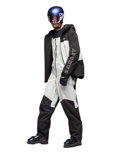 Spodnie męskie Oakley Timberline Shell Bib Pant pitch black/white