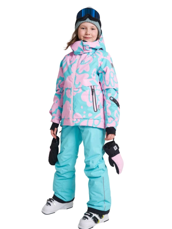 Kurtka narciarska dziecięca Reima Posio light heather
