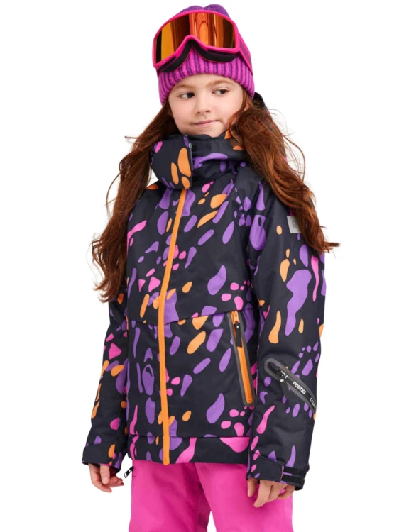 Kurtka narciarska dziecięca Reima Posio plum purple