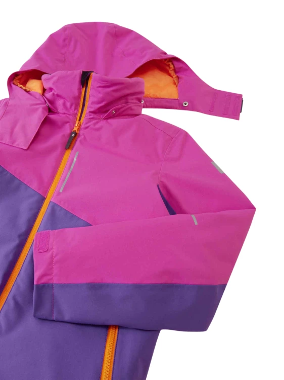 Kurtka narciarska dziecięca Reima Kaaranka plum purple
