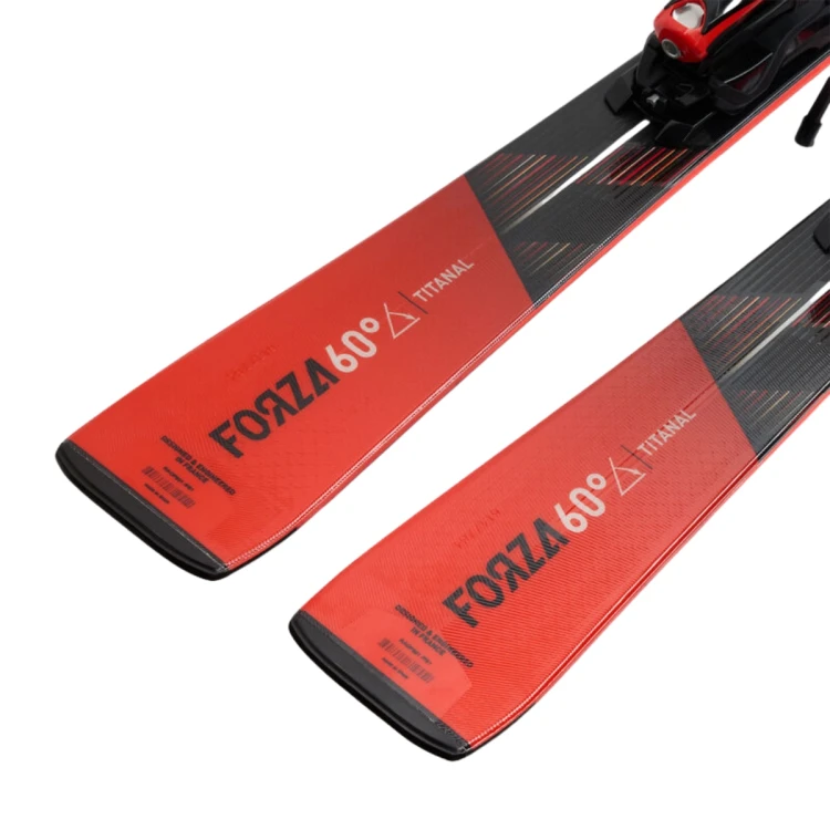 Narty Rossignol Forza 60° TI + SPX 12 KONECT GW B80 Black Hot Red