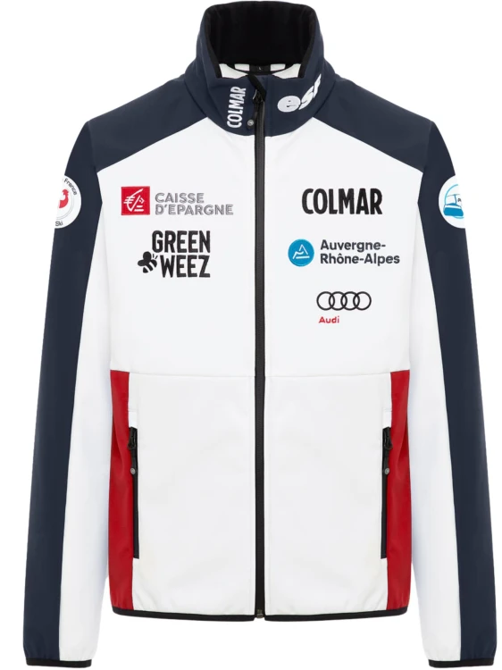Kurtka narciarska męska Colmar Replica Softshell Jacket White Navy Bright Red