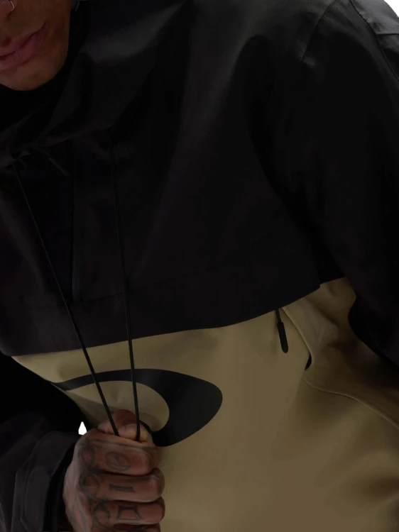 Kurtka męska Oakley Timberline Shell Anorak pitch black/pebble