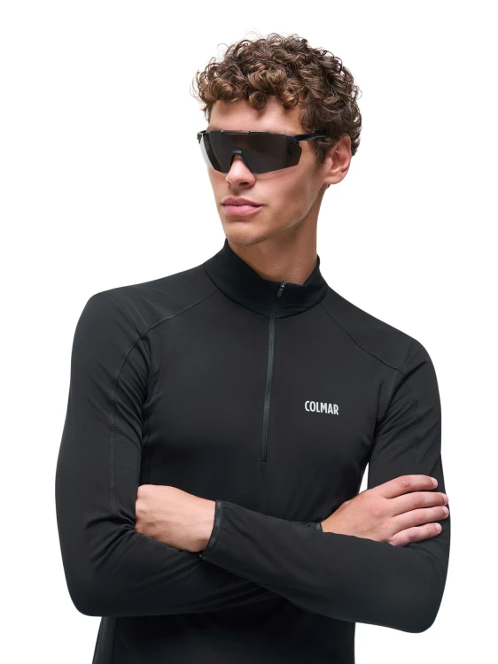 Bluza termoaktywna męska Colmar Half-Zip Black