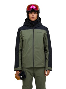 Kurtka narciarska męska Peak Performance Maroon Blocked HIPE 2L Insulated Shell pine needle/black
