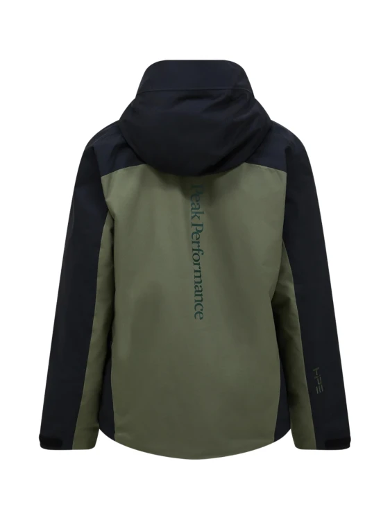 Kurtka narciarska męska Peak Performance Maroon Blocked HIPE 2L Insulated Shell pine needle/black