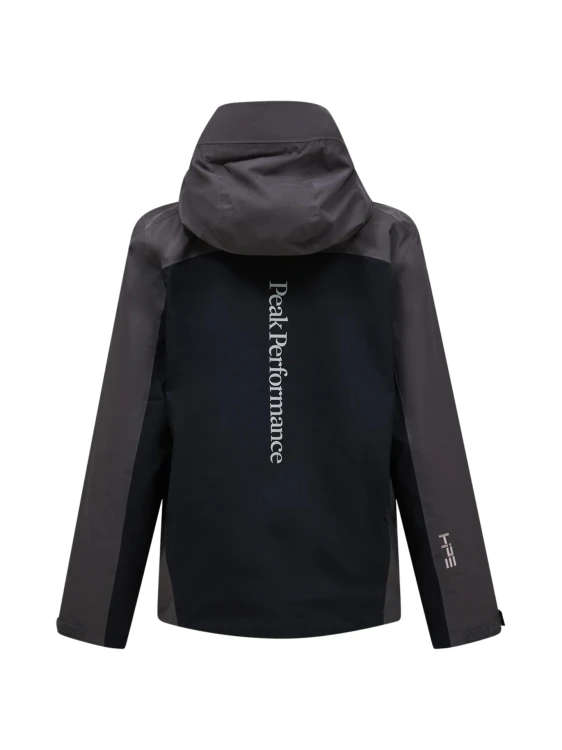 Kurtka narciarska męska Peak Performance Maroon Blocked HIPE 2L Insulated Shell black/motion grey