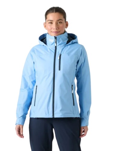 Kurtka damska Helly Hansen Crew Hooded Midlayer Jacket 2.0 bright blue