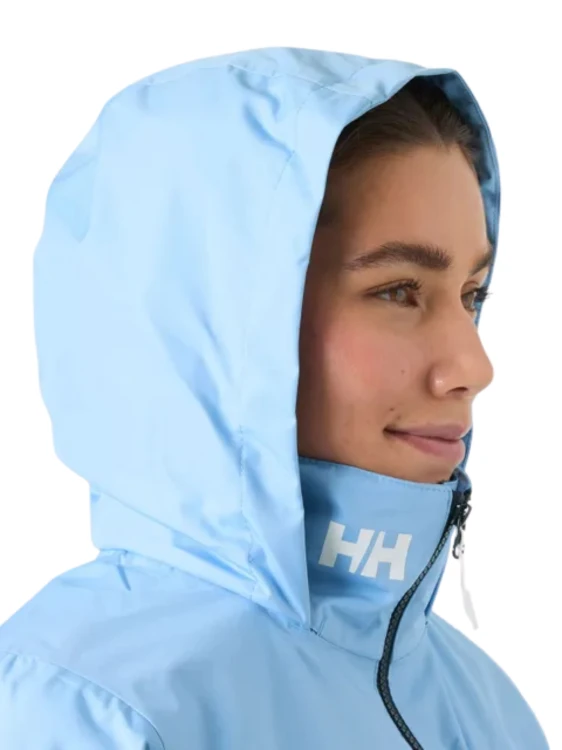 Kurtka damska Helly Hansen Crew Hooded Midlayer Jacket 2.0 bright blue