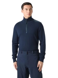 Sweter męski Helly Hansen Afton Knitted Half-Zip navy
