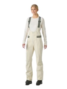 Spodnie narciarskie damskie Helly Hansen Avanti Softshell Bib cream