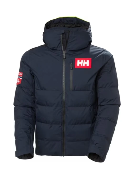 Kurtka narciarska męska Helly Hansen Kvitfjell Race Puffy Merch navy