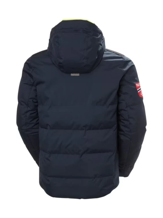 Kurtka narciarska męska Helly Hansen Kvitfjell Race Puffy Merch navy