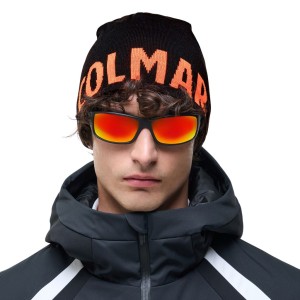 Czapka męska Colmar Maxi-Logo Black-Sunfire