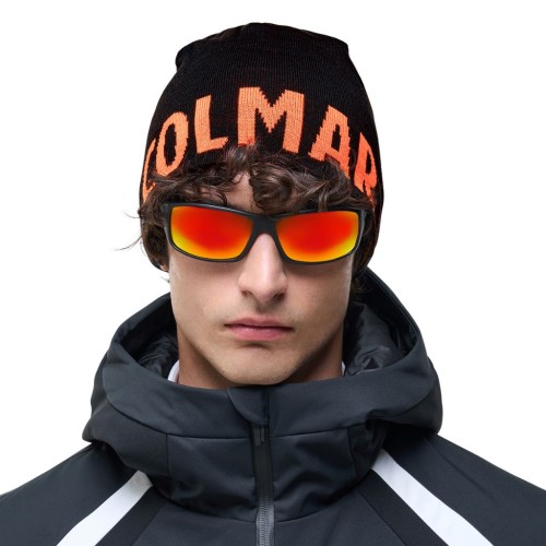Czapka męska Colmar Maxi-Logo Black-Sunfire