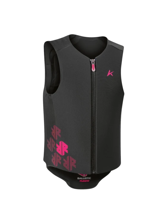Kamizelka dziecięca Komperdell Ballistic Flex Fit Pro Jr black/pink