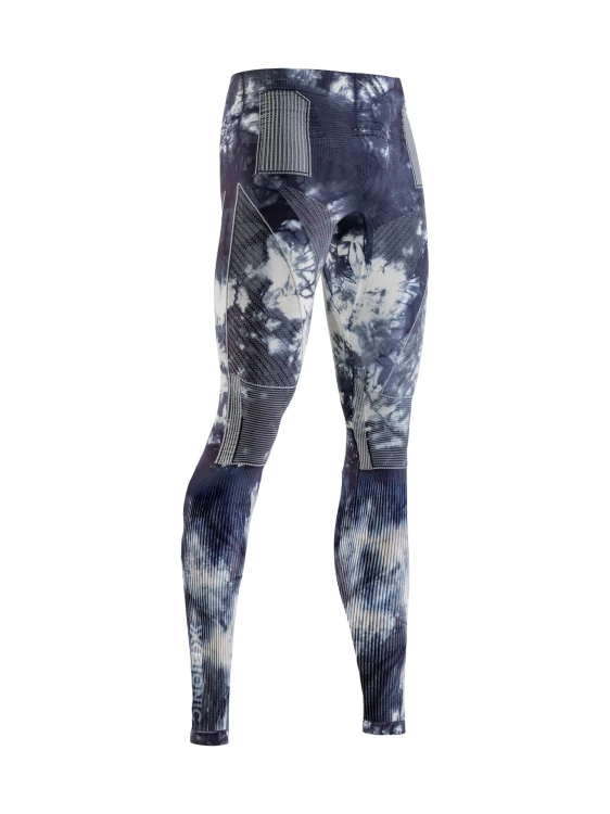 Legginsy termoaktywne X-bionic Energy Accumulator Wild Tiedye X Black/X White