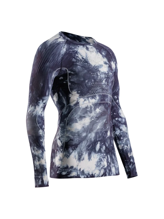 Koszulka termoaktywna X-bionic Energy Accumulator Wild LS Tiedye X Black/X White