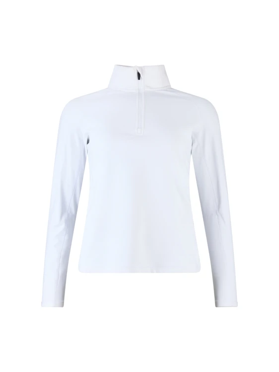 Bluza damska Rossignol Stretch Half-Zip Mid Layer White