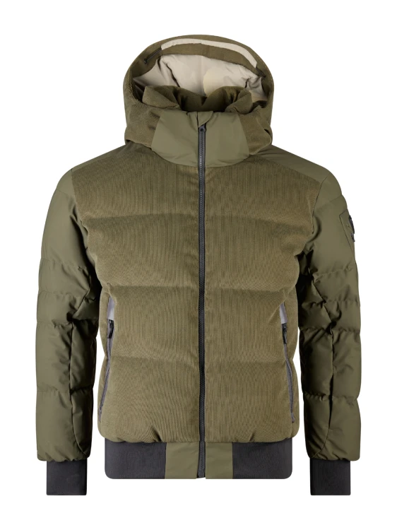 Kurtka puchowa męska Rossignol Resort Corduroy Down Bomber Olive Shadow