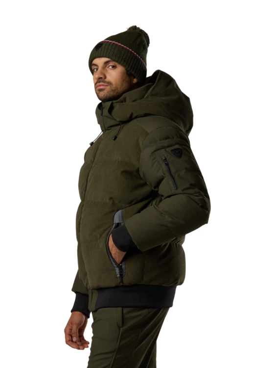Kurtka puchowa męska Rossignol Resort Corduroy Down Bomber Olive Shadow