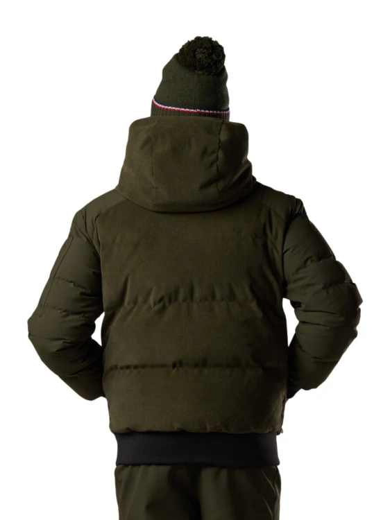 Kurtka puchowa męska Rossignol Resort Corduroy Down Bomber Olive Shadow