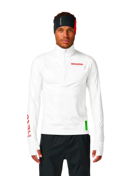 Bluza męska Rossignol Hero Half Zip First Layer White