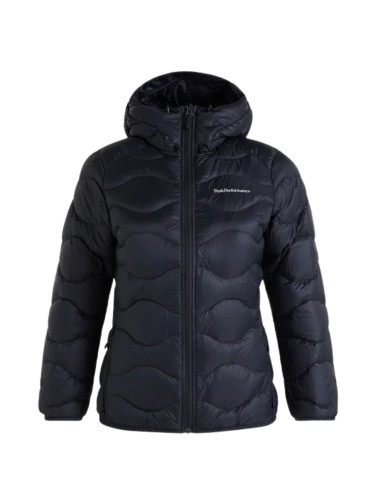 Kurtka puchowa damska Peak Performance Helium Down Hood black