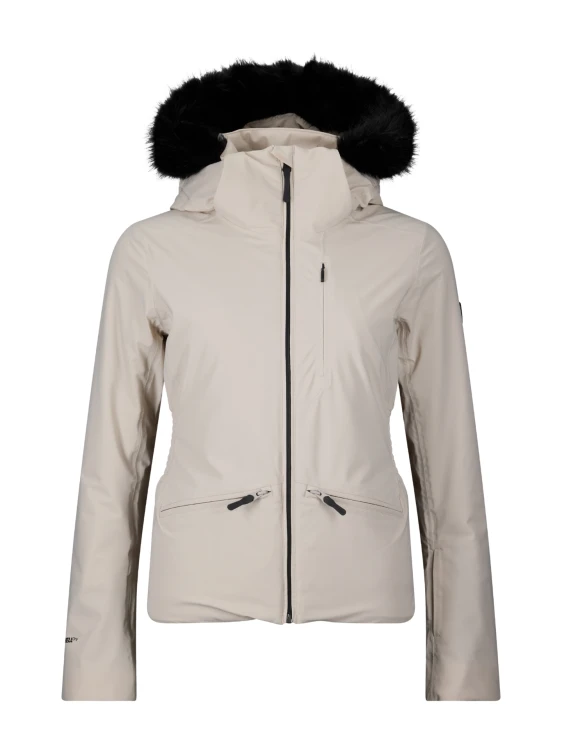 Kurtka narciarska damska Rossignol Snowdazzle Insulated Silver Cloud