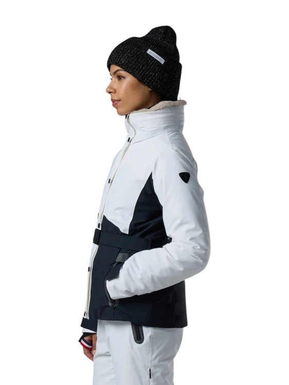 Kurtka narciarska damska Rossignol Snowdazzle Black/White