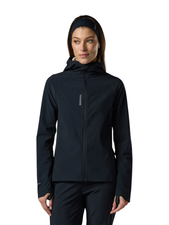 Kurtka damska Rossignol Venon Wind Hoodie Black