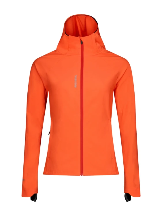 Kurtka damska Rossignol Venon Wind Hoodie Neon Red